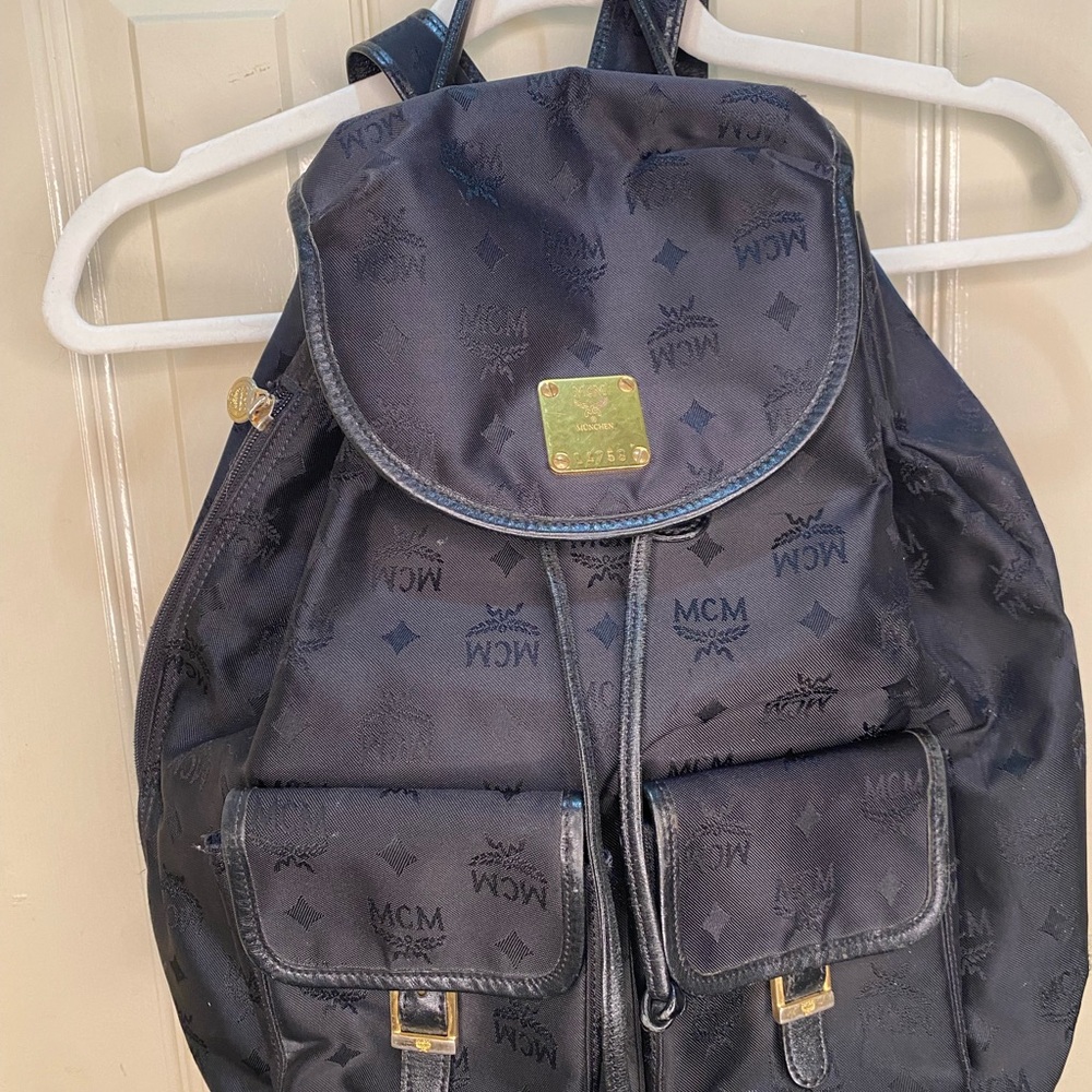 MCM Black Backpack